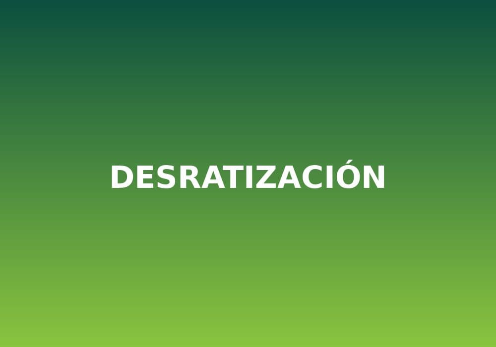 Desratización