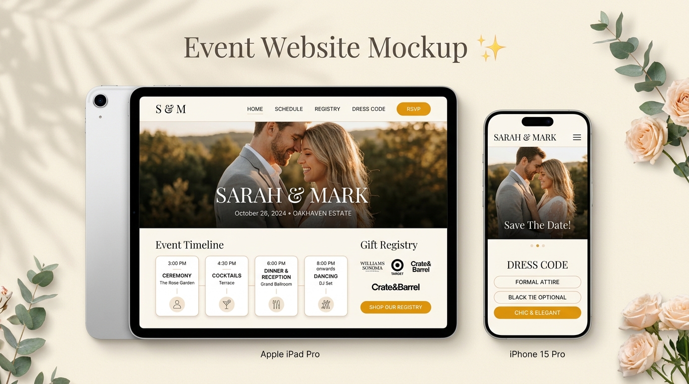 Mini Web para Eventos